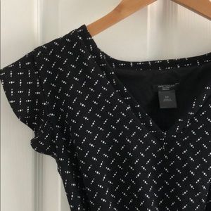 Ann Taylor Factory short sleeved v neck dress